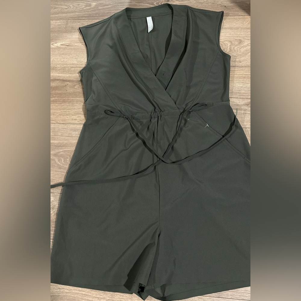 Athleta Dark Green Romper